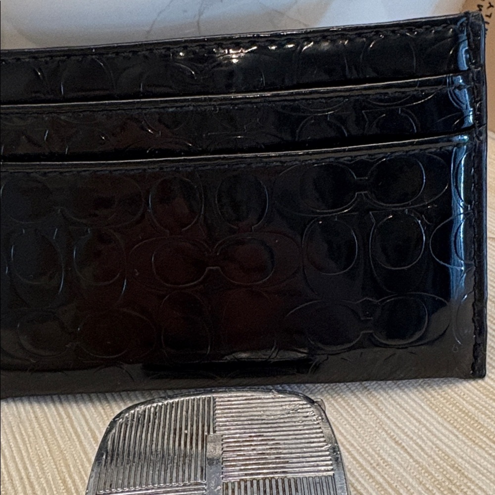 Coach Card Case EUC Patent - Picture 2 of 6